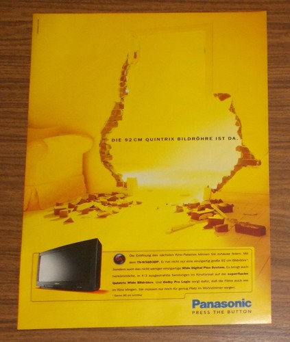 Seltene werbung panasonic - seltene,