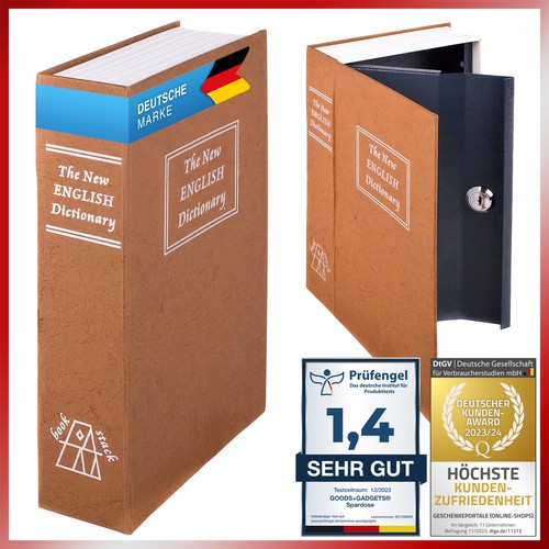 Büchersafe geldkassette - büchersafe,