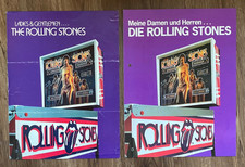 Bally Rolling Stones Flyer deutsch + US / Flipper Pinball