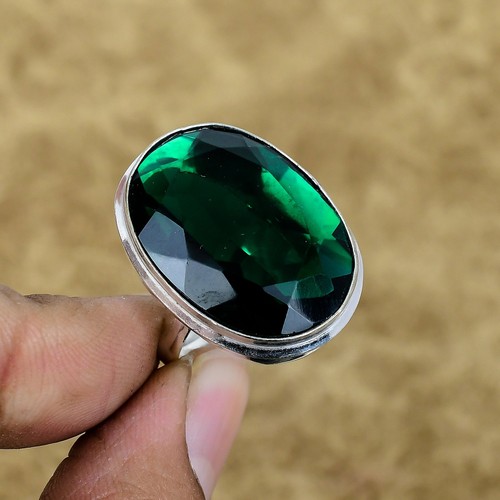 Natürlicher chromdiopsid oval - natürlicher,