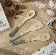3er Set Bambus Utensilien -