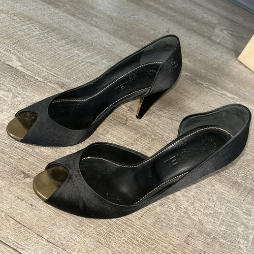 Chanel abend peeptoe größe - chanel,