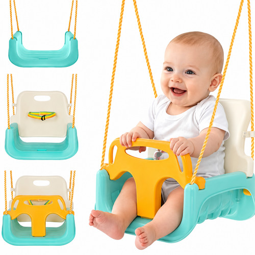 Kinderschaukel 3in1 mit seilen - kinderschaukel,