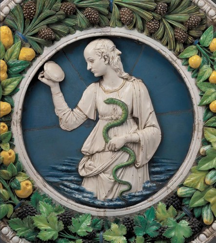 Della robbia sculpting with - della,