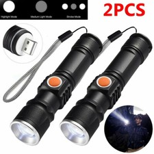 2x Starke USB Taschenlampe