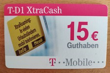 Telefonkarte T-D1 XtraCash 15 €