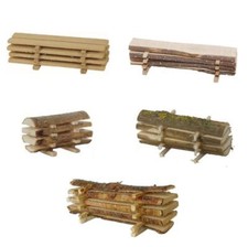 Miniatur Baumaterial Bretter