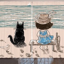 Tiere Rustikale Gardine Baby