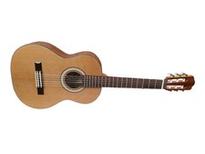 Konzertgitarre 7/8 Akustik Classic Zeder massiv Top Verarbeitung inkl Koffer Neu