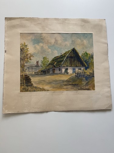 Aquarell 1941 nidden - 1941,