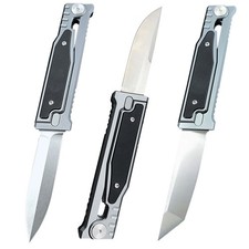 2025 D2 Klinge Klappmesser Tasche T6 Aluminium & G10 Griff Camping Tactical