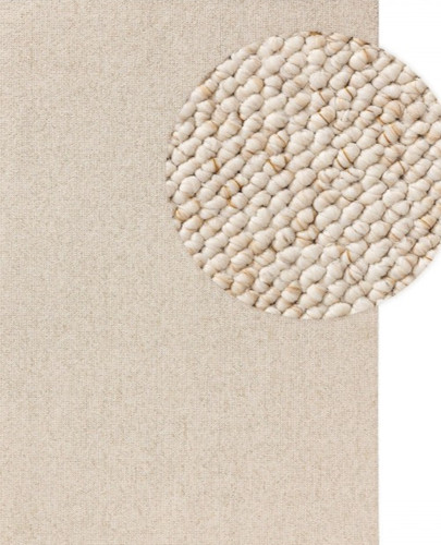 Waschbarer teppich enzo creme - waschbarer,
