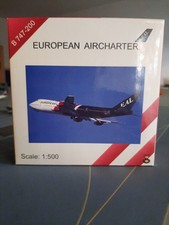 Boeing 747-200 European Aircharter 1:500 Netmodel wie Herpa, gebraucht,selten!