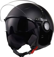 Jethelm Vespa VJ Double Black