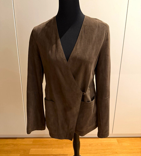 Massimo dutti damen - dutti, lederjacke