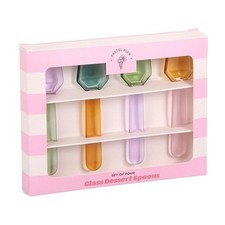 3er Set Pastell Glas