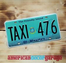 USA Nummernschild/Kennzeichen/license plate/Island  *St. Maarten Taxi*