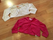 Kinderkleidung Gr. 86 2x Bolero Kurzjacke Sommerjacke