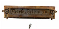 Brief Zeitung Post Schlitz Brief Einwurf Klappe Antik Style Messing TLP-1A