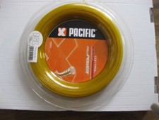 PACIFIC Tennissaite POLY POWER  (200m Rolle) 1,35 mm Fb. amber :NEU :