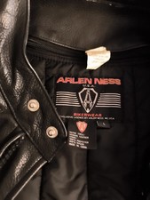 Lederjacke Motorrad Arlen Ness Herren Größe 52 Schwarz