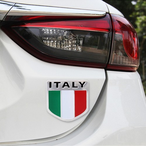 Italien flagge aufkleber - italien, 3d
