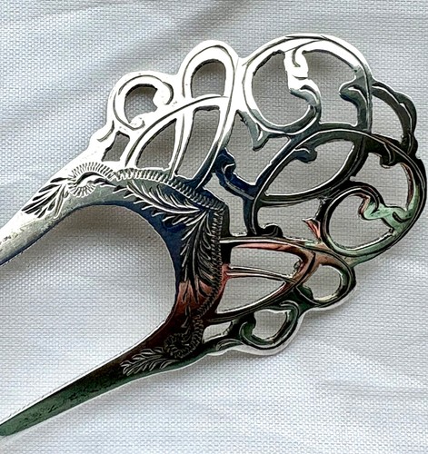 Jugendstil sterlingsilber haar - sterlingsilber,