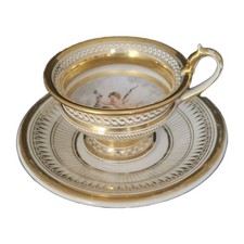 Empire Biedermeier Prunktasse
