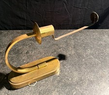 Alte Wandhalterung Messing für Lampe Lampenschirm Wandlampe 