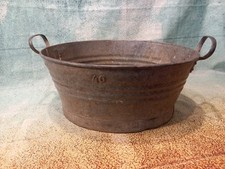 Alte kleine Zinkwanne "40"