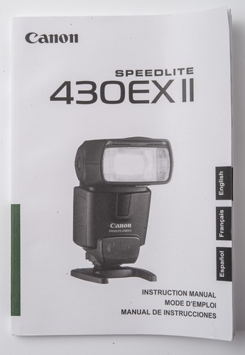 Instruction manual canon - instruction,