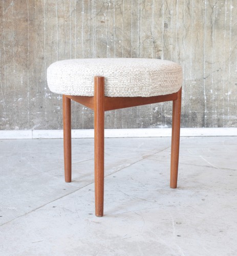 Vintage teak hocker ottomane - teak,