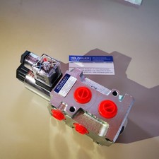 Hydraulik Magnetventil 6/2 Wegeventil Wechselventil Einzelweiche 12 V 60L verzin