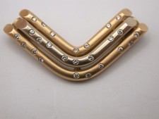 ungewöhnlich edle  Patentschließe von Jörg Heinz in Gold 750