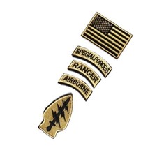 5er Set US-ARMY Patch Klett