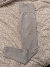 Gymshark Vital Seamless Leggings - Light Grey Marl S  Grau Sportleggings Firness