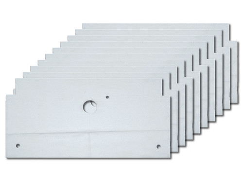 10x filtertuch für bosch - 10x,