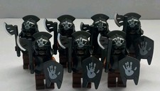 7x Orks mit Rüstung und Axt