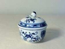 Alte Meissen Dose Deckeldose Zuckerdose Bonboniere Zwiebelmuster 1. Wahl RARITÄT