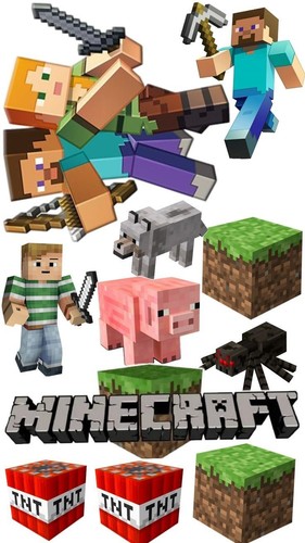 Tortenaufleger minecraft - tortenaufleger,