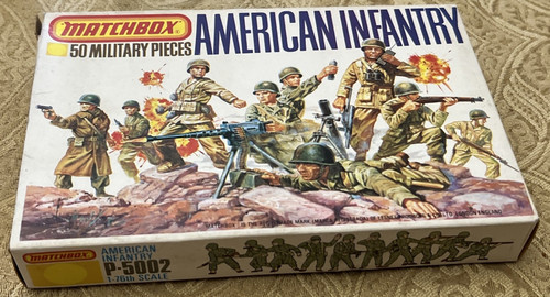 Vintage infanteriefiguren - us,
