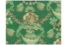 Dolls House WP1025 Tapete grün/gold 29x42 cm 1:12 für Puppenhaus