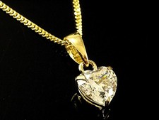 585 Gold Herz Anhaenger mit