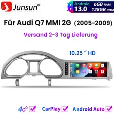 6+128GB 10.25” Für Audi Q7 MMI 2G 2005-2009 Carplay Autoradio Android13 GPS NAVI