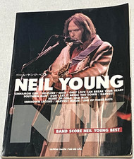 Neil Young Beste Bandpartitur Japan Gitarre Bass Schlagzeug Gesang Tabulatur Musik Buch