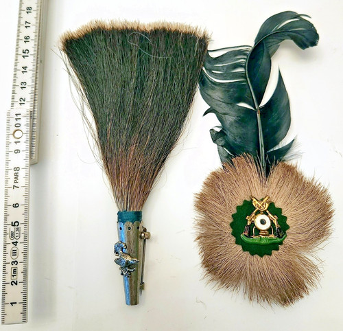 Sehr schönes gamsbart set - gamsbart-set, 1x