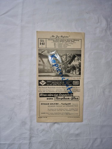 Ihr zugbegleiter d82 1958 - ihr,
