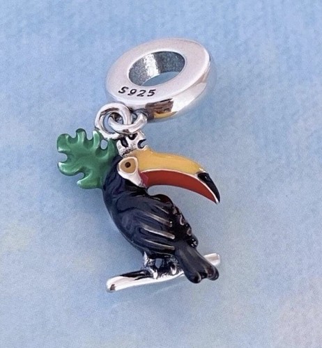 Tukan charm anhänger silber - charm-,