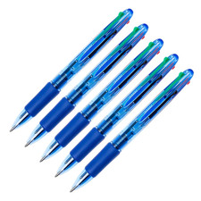 5 x Vierfarb-Kugelschreiber