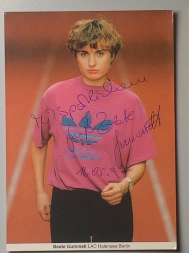 Beate gummelt autogramm - beate,
